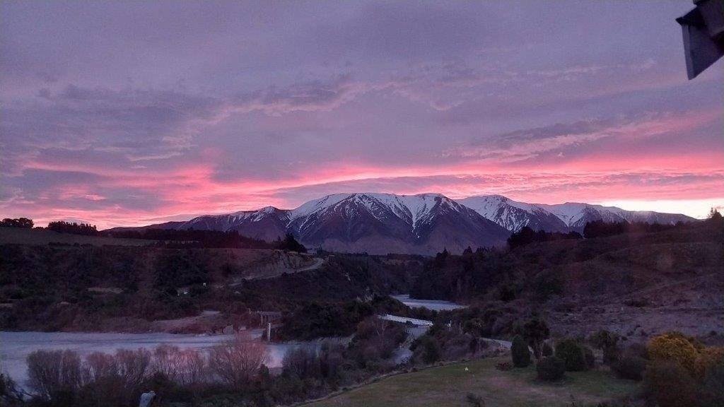 Mt Hutt Lodge Sunset