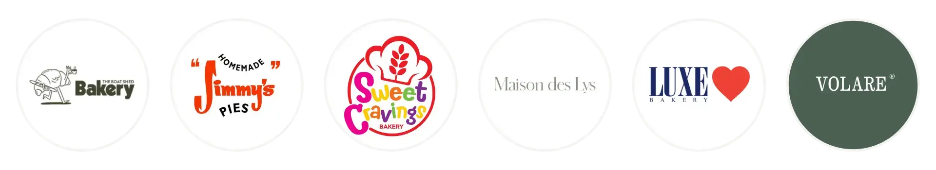 Bakeries customer logos
