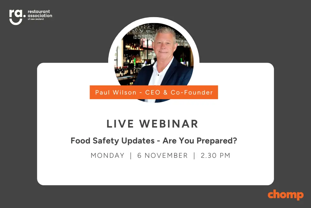 Webinar: Chomp and Restaurant Association New Zealand