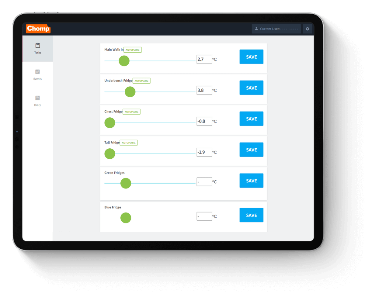 Chomp Logger Dashboard