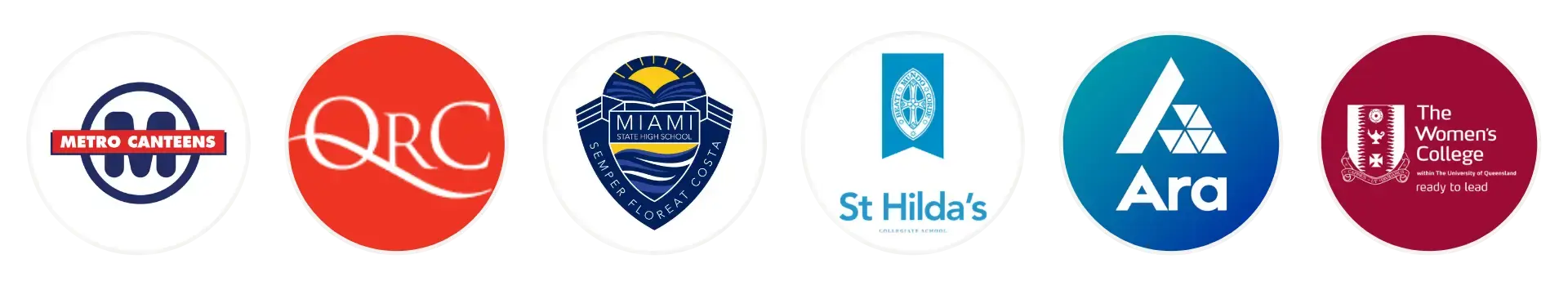 Schools & Education customer logo banner