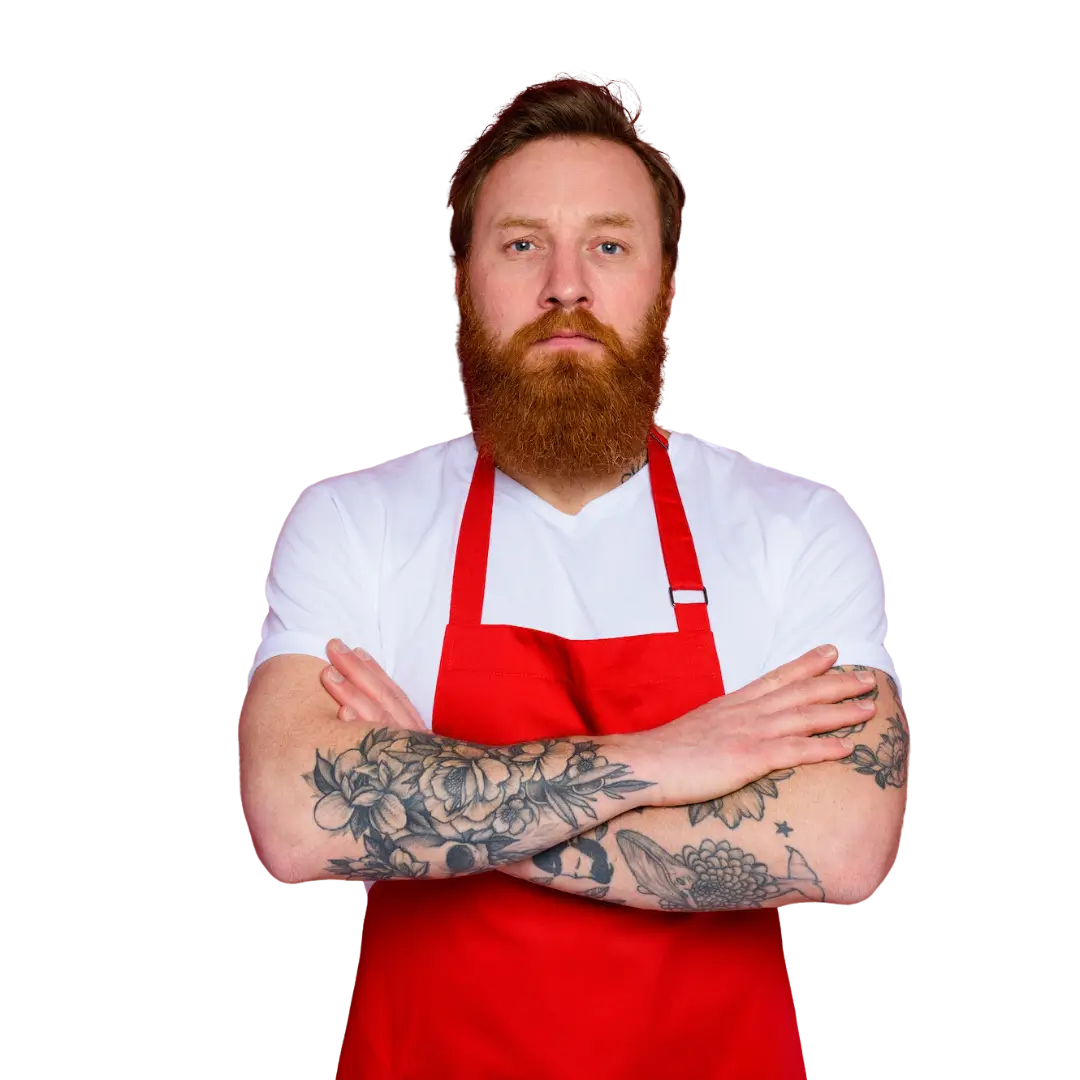 Bearded Chef arms folded square