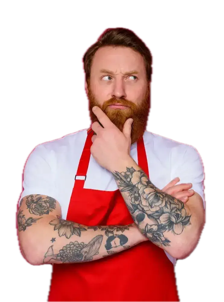 Funny chef thinking transparent Background Removed-1 Funny chef thinking transparent Background Removed-1